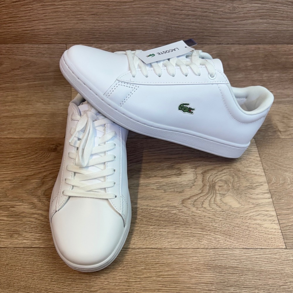 Lacoste Hydez 119 2 P SFA Womens White Leather Low Top Sneakers Size 7.5